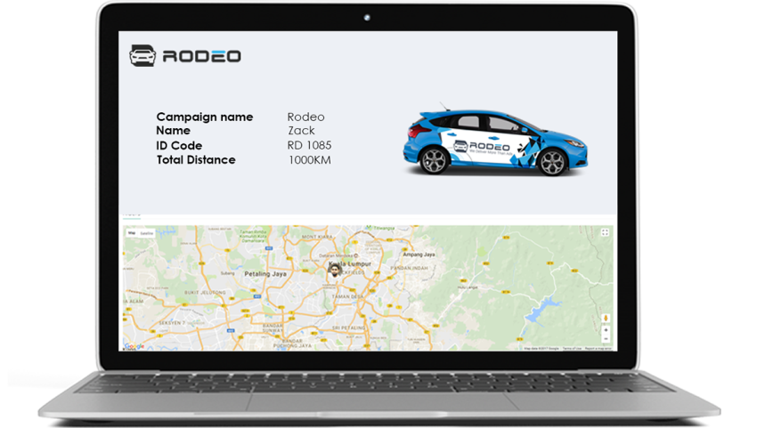 Dashboard - The Transit Advertising Specialist, Rodeo Car Ads